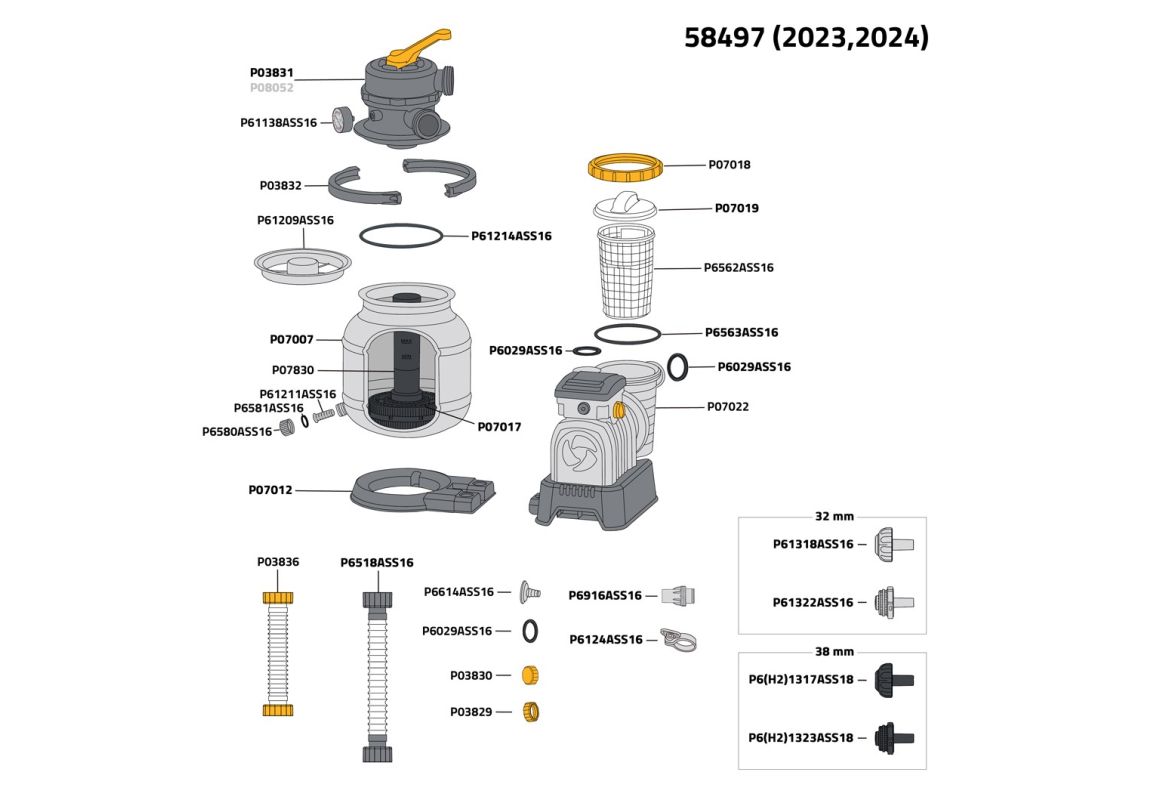 Filter pumpa s filterom na pijesak ili Polysphere™ | 6.056 l/h