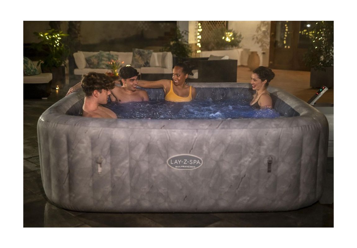 Masažni bazen (jacuzzi) Lay-Z-Spa San Francisco Smart Hydrojet Pro | 230 x 230 x 71 cm