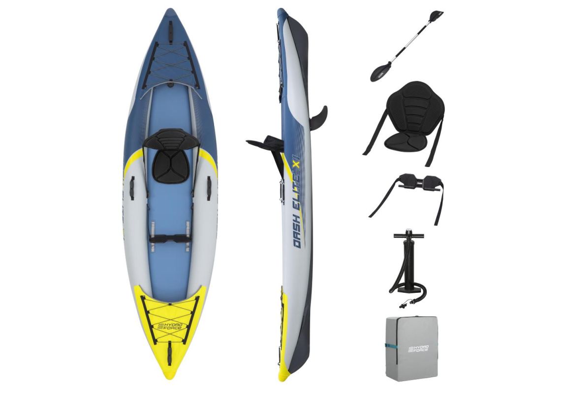 Kajak na napuhavanje Hydro-Force™ Dash Elite X1 | 335 x 92 cm