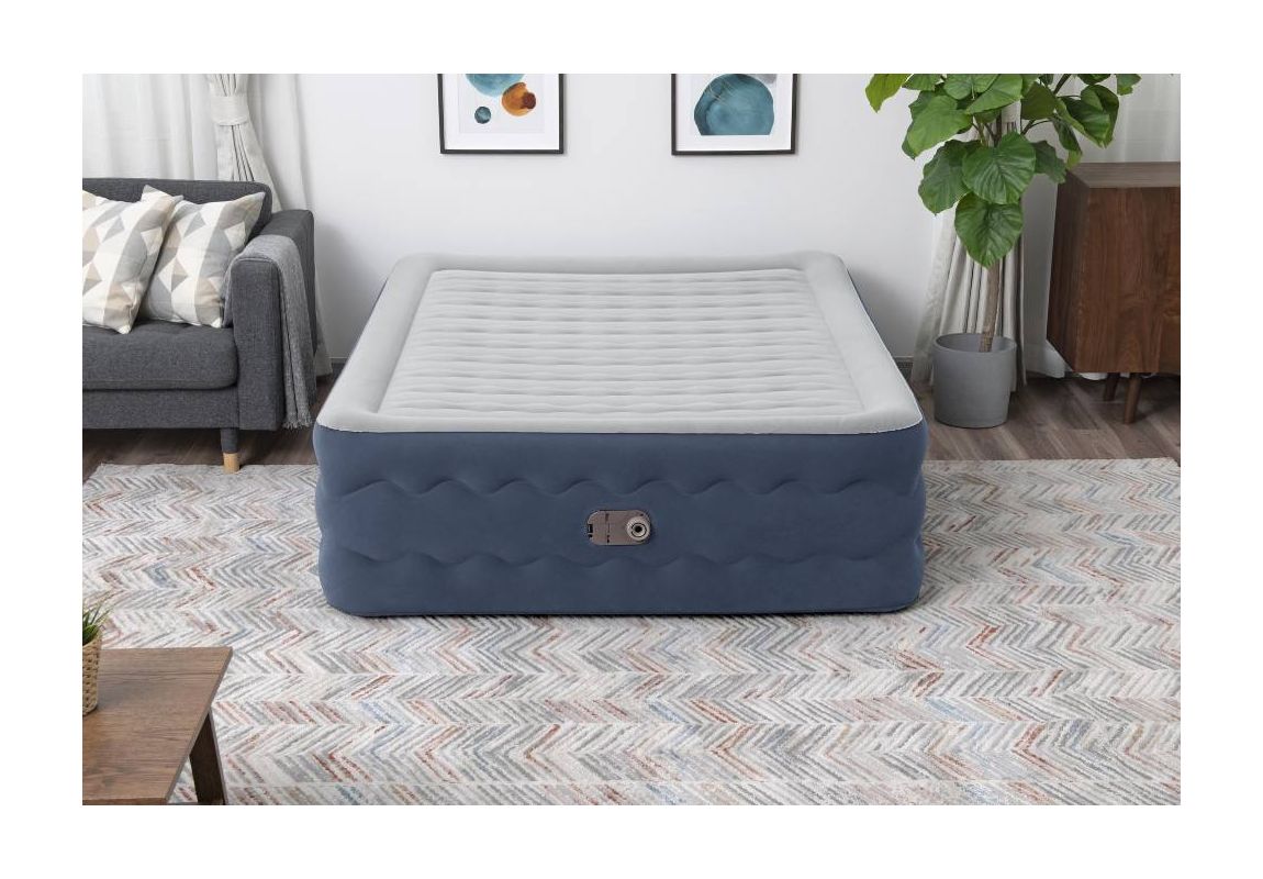 Madrac na napuhavanje Truleisure™ Queen s ugrađenom AC pumpom | 203 x 152 x 51 cm