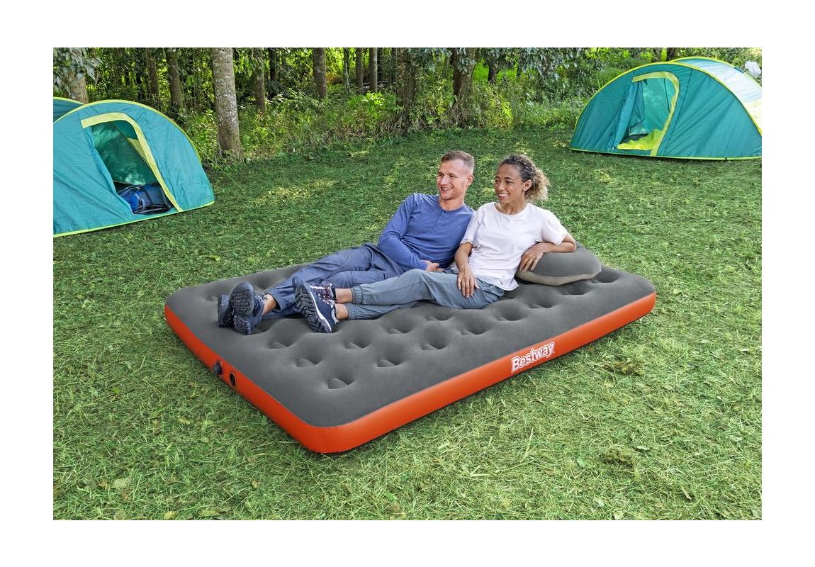 Madrac na napuhavanje Roll and Relax s pumpom AirCinch | 203 x 152 x 22 cm