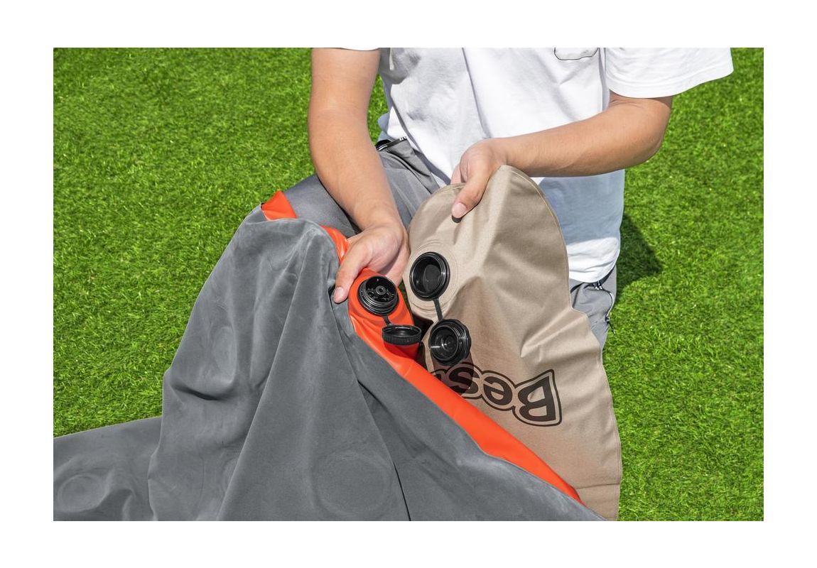 Madrac na napuhavanje Roll and Relax s pumpom AirCinch | 203 x 152 x 22 cm