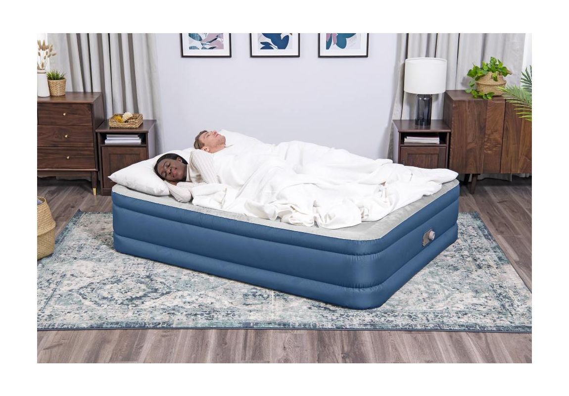 Krevet na napuhavanje Snugable Top Fortech™ Queen s ugrađenom električnom pumpom | 203 x 152 x 46 cm