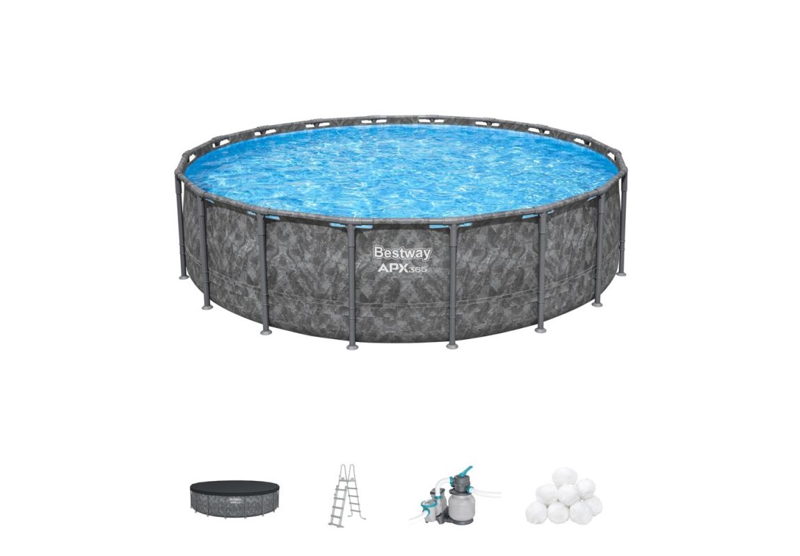 Montažni bazen APX 365 I 549 x 132 cm s filtarskom pješčanom pumpom