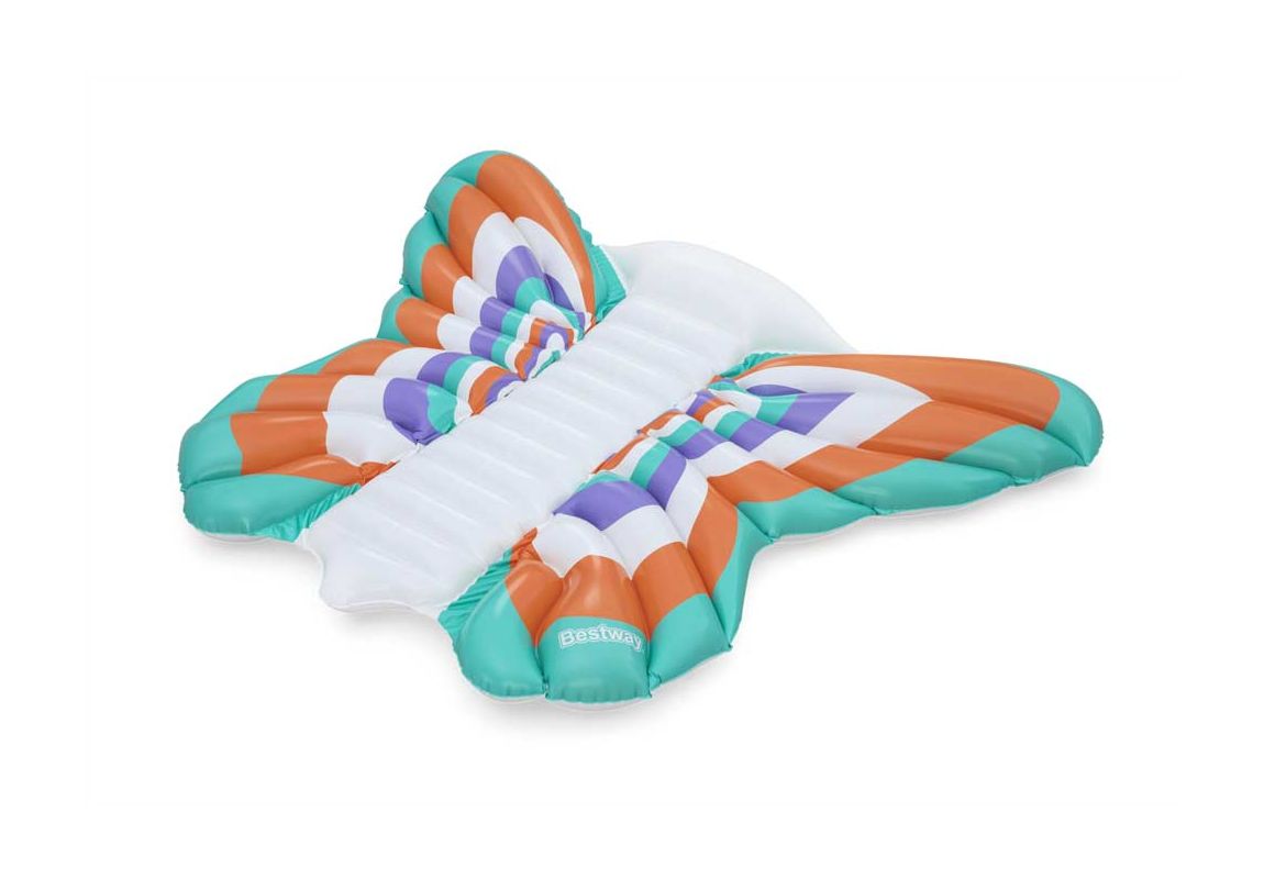 Madrac na napuhavanje Boho Butterfly | 186 x 146 x 21 cm