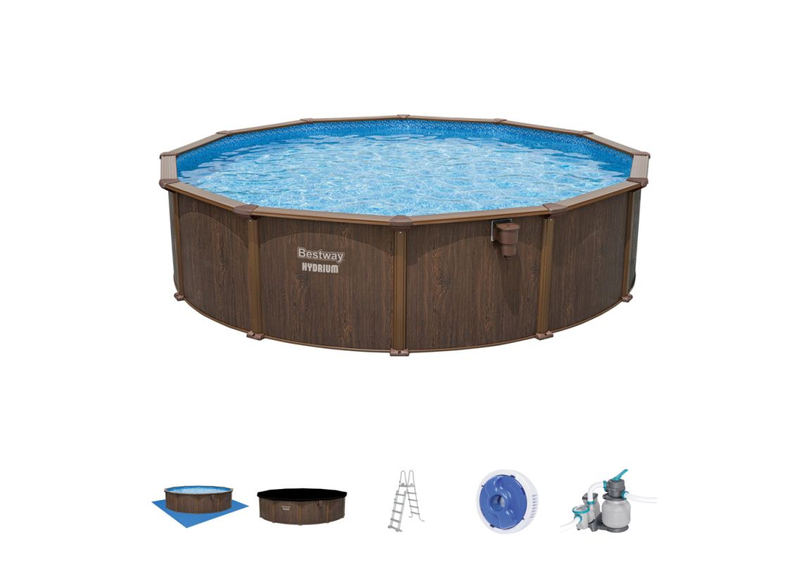 Montažni bazen Hydrium™ | 549 x 132 cm s filtarskom pješčanom pumpom