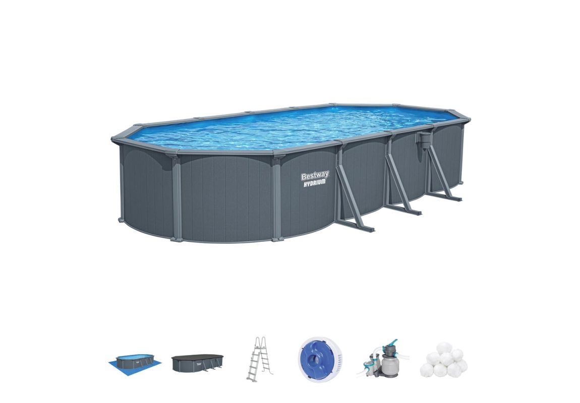 Montažni bazen Hydrium™ | 732 x 366 x 132 cm s filtarskom pješčanom pumpom