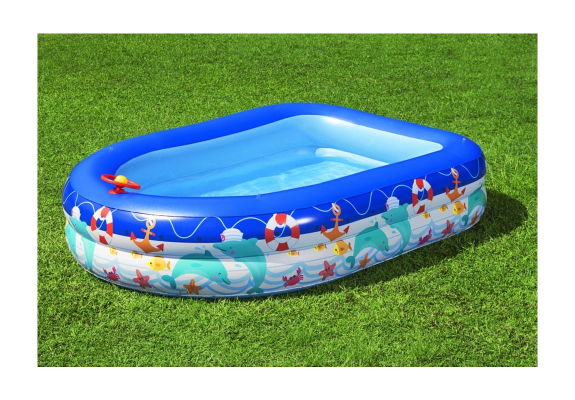 Obiteljski bazen Sea Captain s UV Careful™ nadstrešnicom | 213 x 155 x 132 cm 