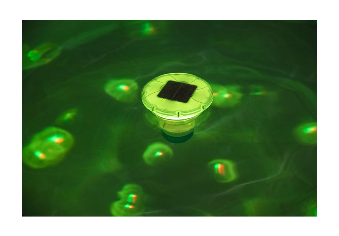 SolarGlow dozirni plovak za kemikalije s LED svjetlom