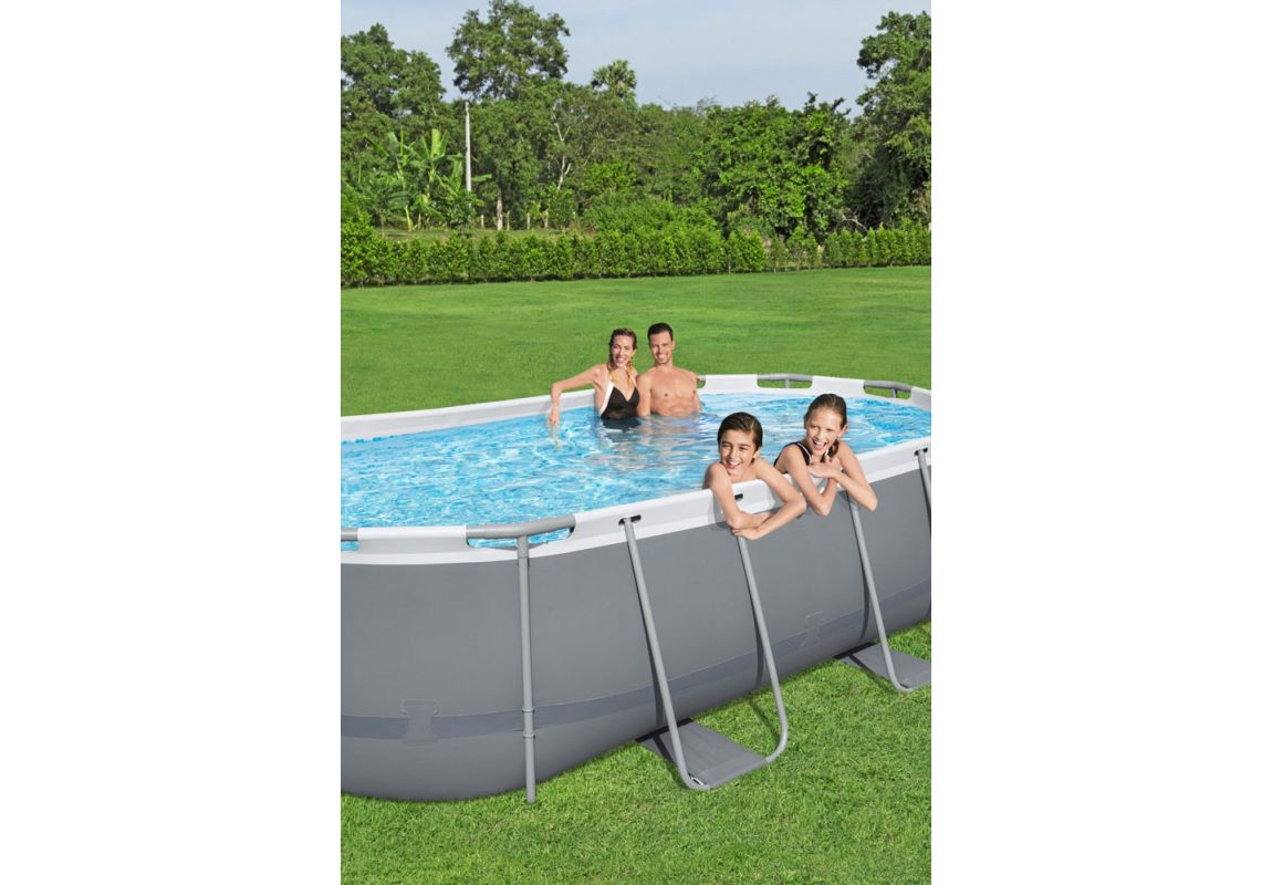 Montažni bazen Steel Pro MAX | 427 x 250 x 100 cm sa pumpom s kartonskim filterom