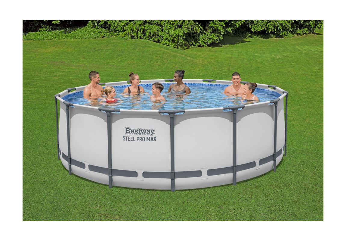 Montažni bazen Steel Pro MAX™ | 427x122 cm sa pumpom s kartonskim filterom