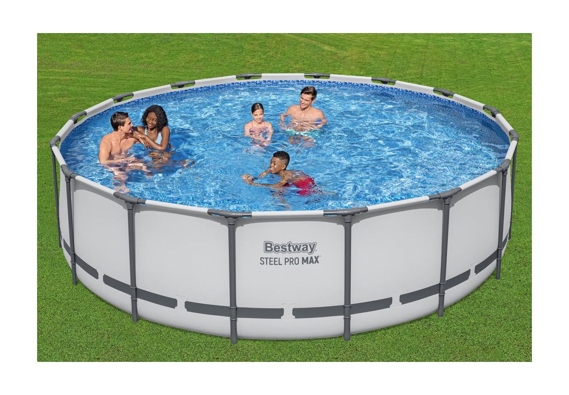 Montažni bazen Steel Pro MAX™ | 488 x 122 cm sa pumpom s kartonskim filterom