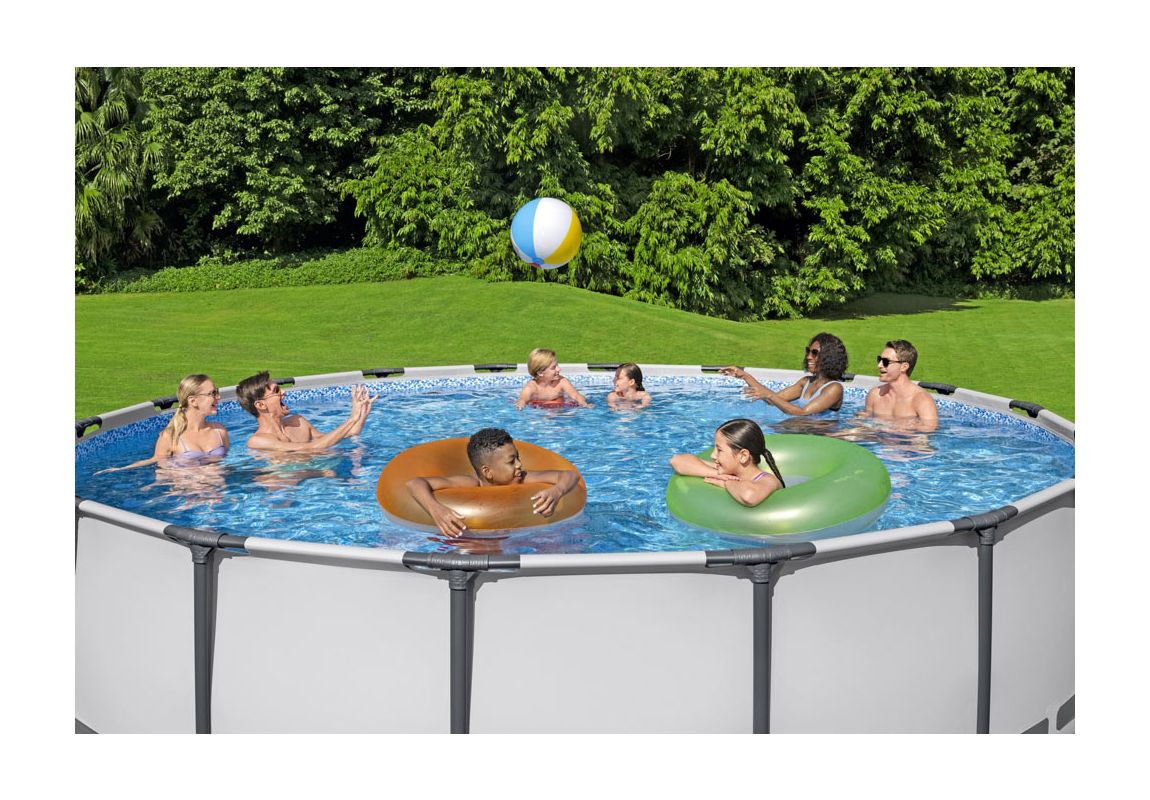Montažni bazen Steel Pro MAX™ | 488 x 122 cm sa pumpom s kartonskim filterom