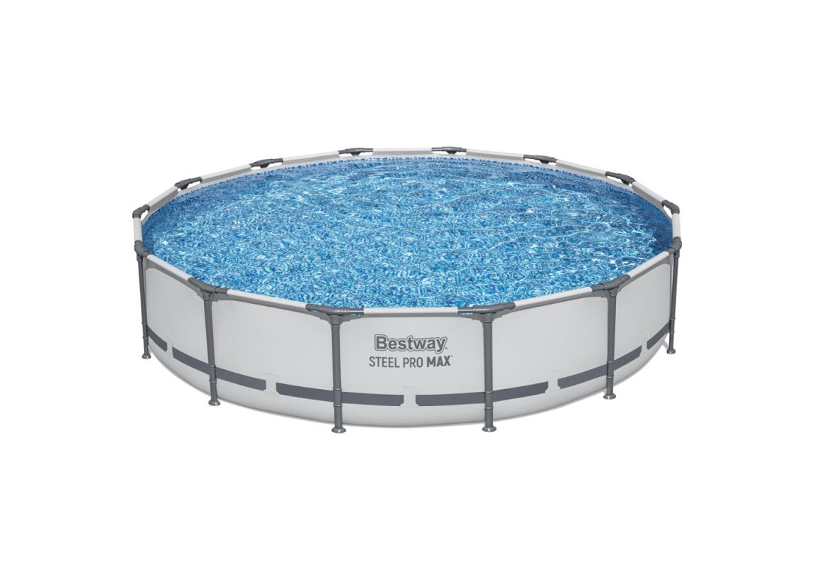 Montažni bazen Steel Pro MAX | 427 x 84 cm sa pumpom s kartonskim filterom