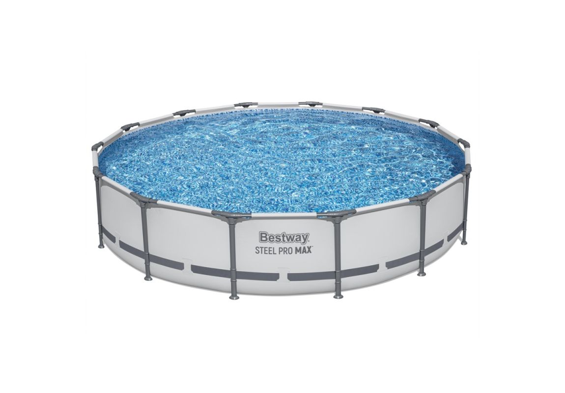 Montažni bazen Steel Pro MAX | 427 x 84 cm sa pumpom s kartonskim filterom