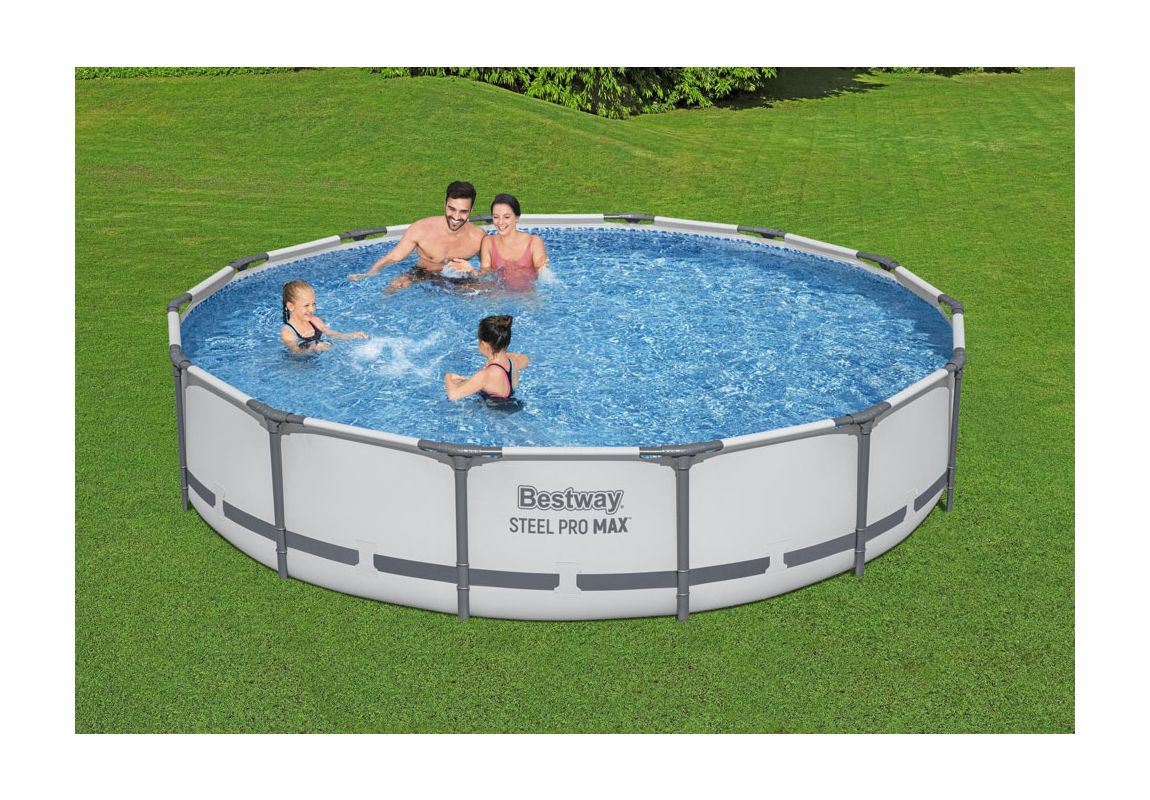 Montažni bazen Steel Pro MAX | 427 x 84 cm sa pumpom s kartonskim filterom