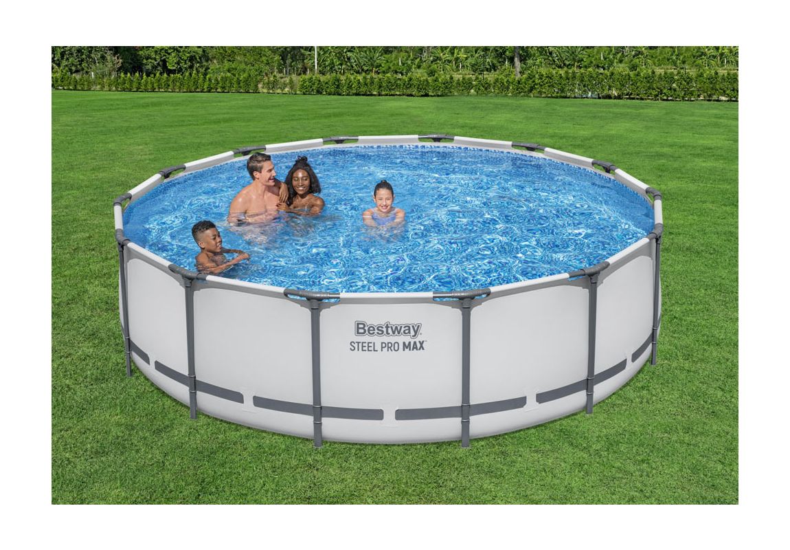 Montažni bazen Steel Pro MAX™ | 427 x 107 cm sa pumpom s kartonskim filterom
