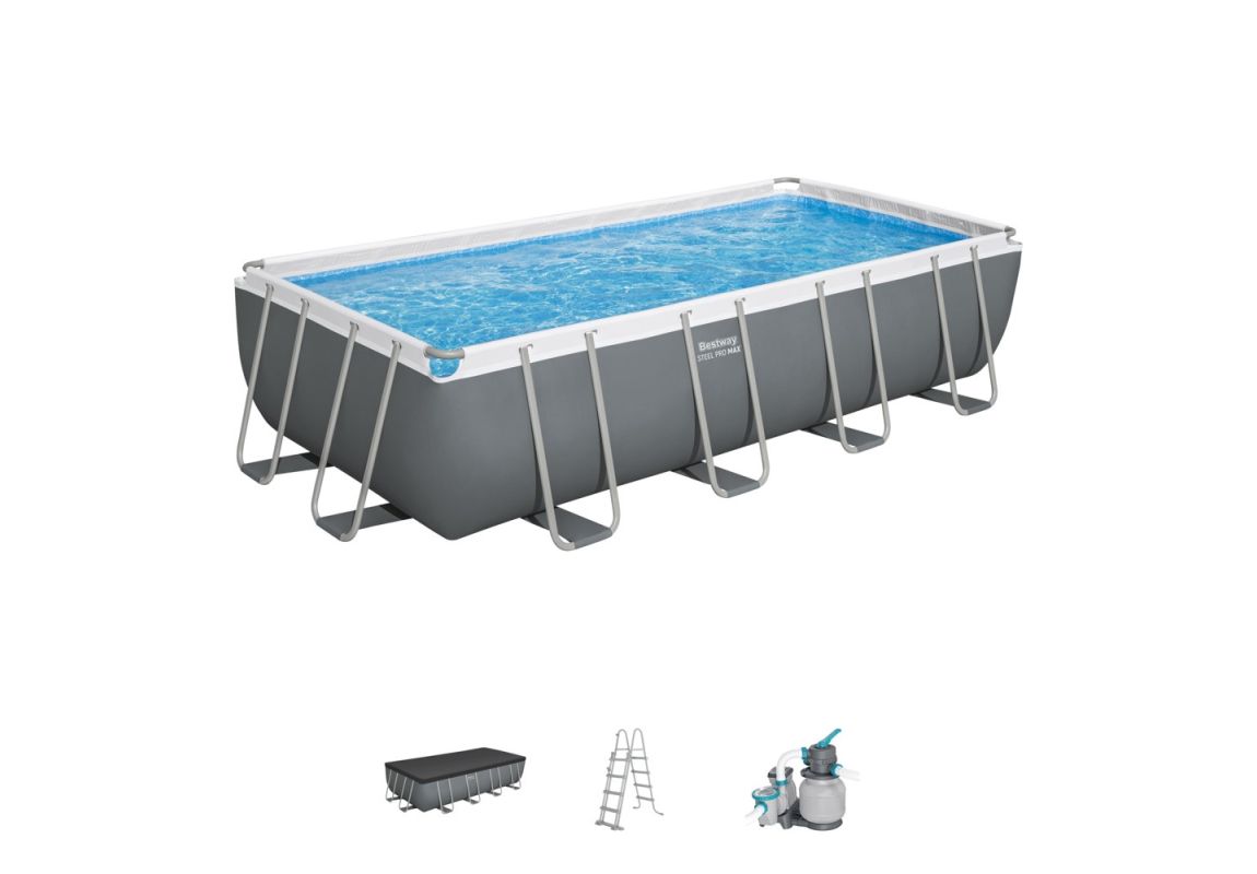 Montažni bazen Steel Pro MAX™ | 549 x 274 x 122 cm s filtarskom pješčanom pumpom