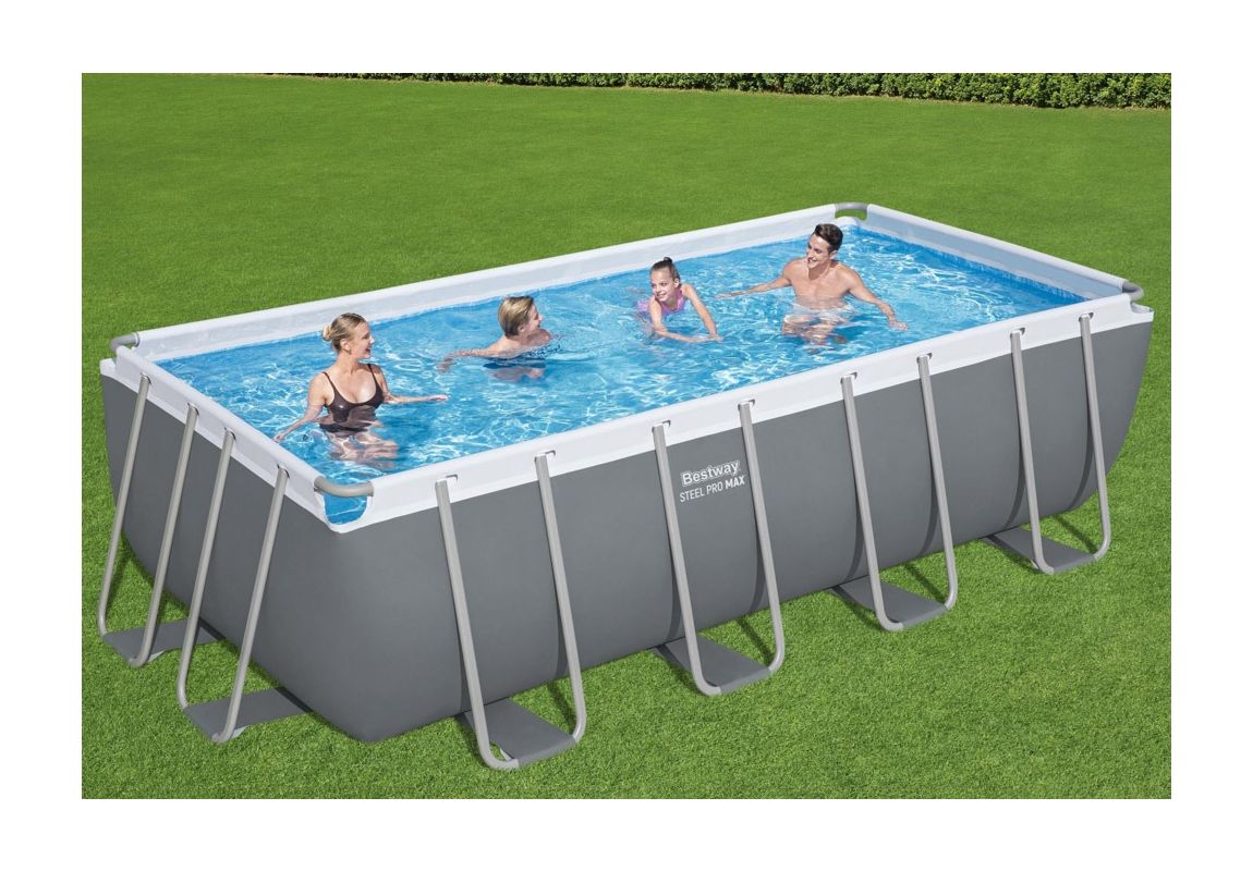 Montažni bazen Steel Pro MAX | 488 x 244 x 122 cm s filtarskom pješčanom pumpom