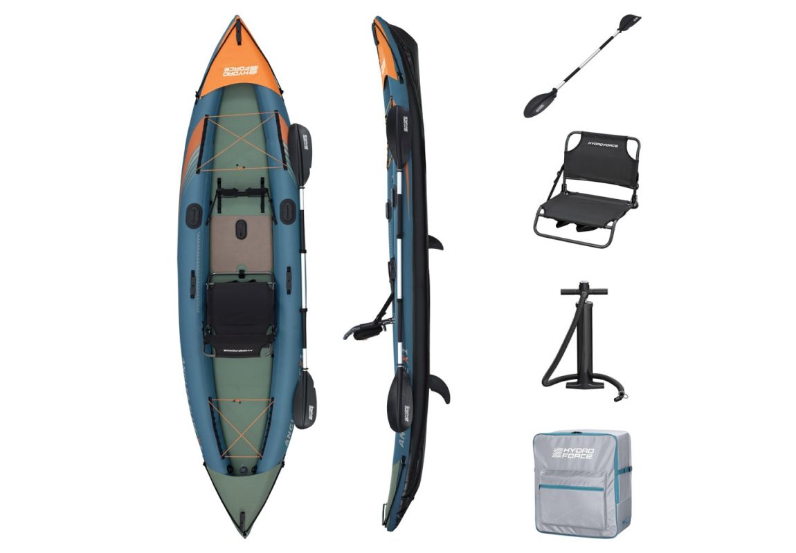 Kajak na napuhavanje Hydro-Force™ Angler Elite X1 | 380 x 99 cm