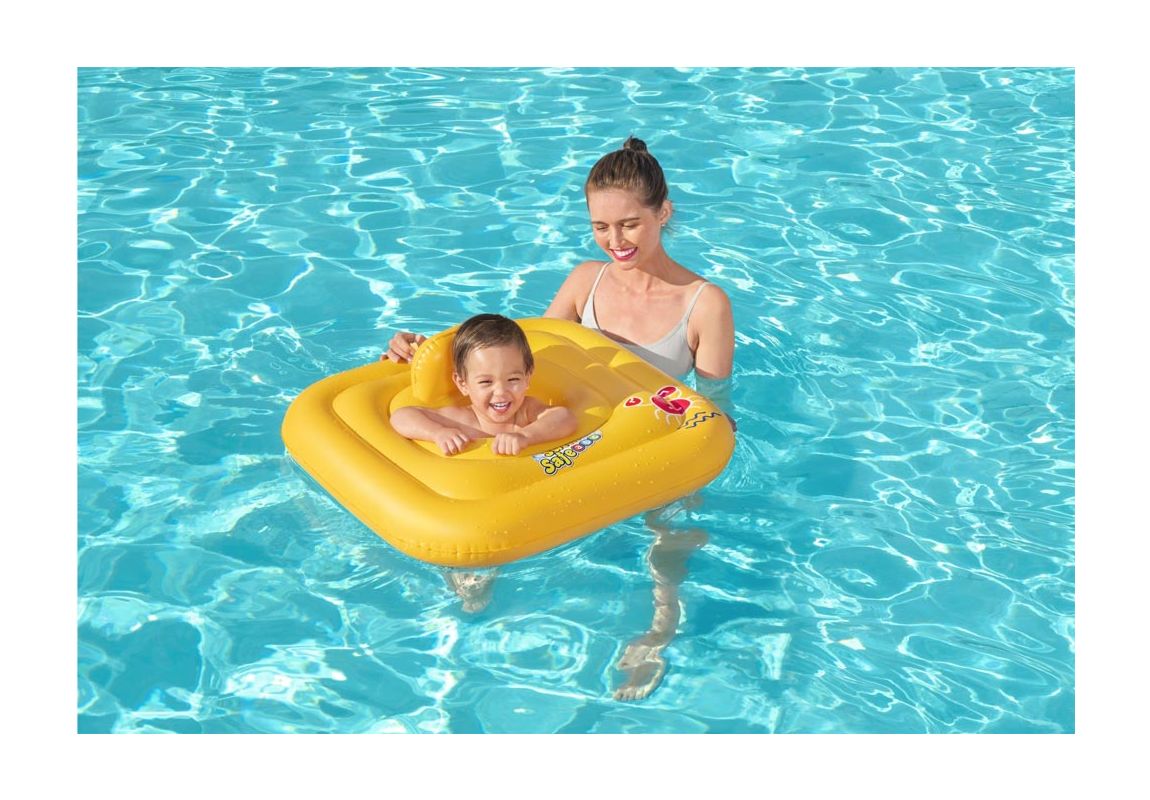 Dječji kolut na napuhavanje sa sjedalom Swim Safe™ WonderSplash™ Baby  | 76 cm