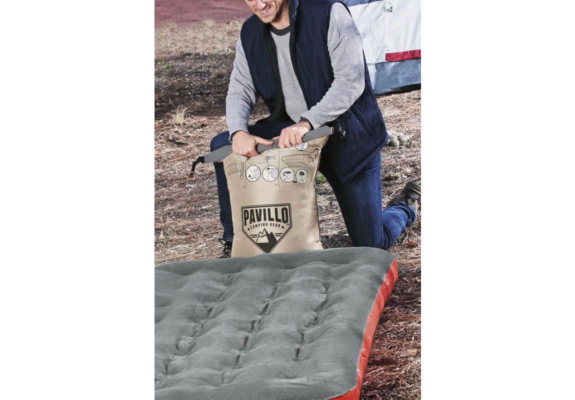 Napihljiva postelja Pavillo™ Roll & Relax | 203 x 152 x 22 cm