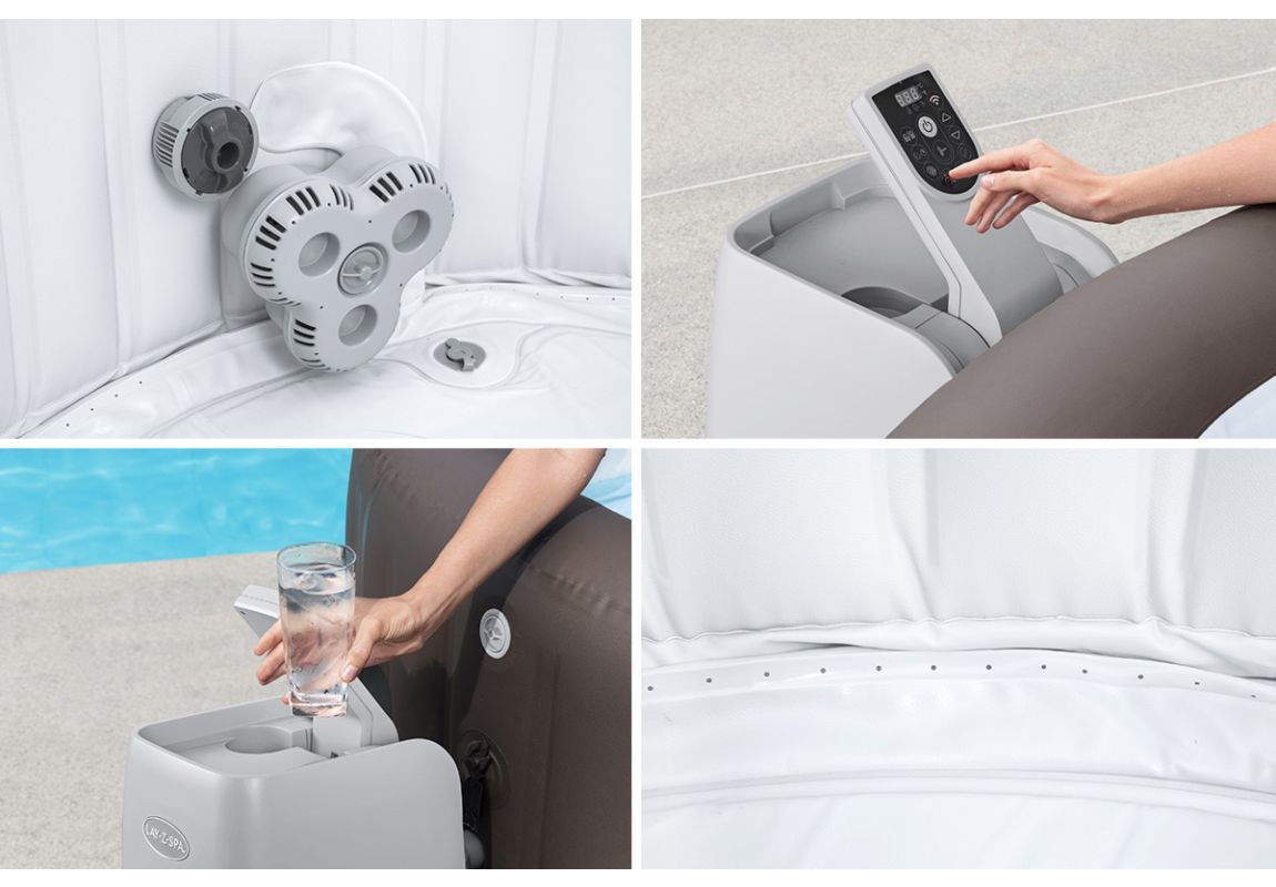 Masažni bazen (jacuzzi) Lay-Z-Spa® Dominica HydroJet | 196 x 71 cm