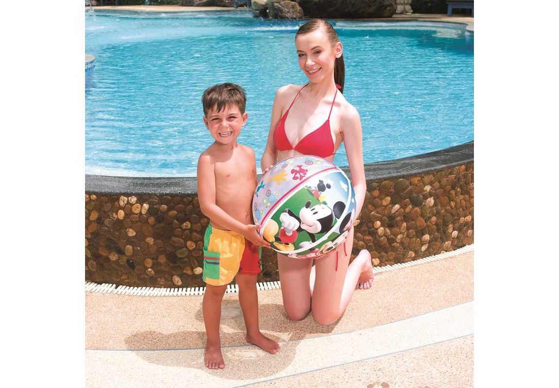 Lopta za plažu na napuhavanje Mickey Mouse | 51 cm