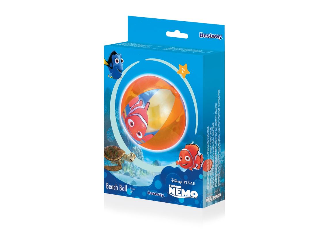 Lopta za plažu na napuhavanje Nemo | 51 cm