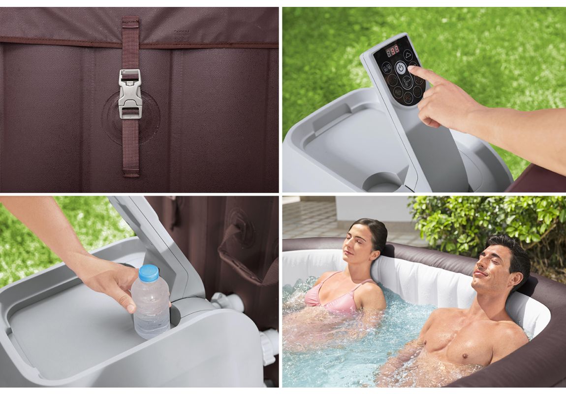 Masažni bazen (jacuzzi) Lay-Z-Spa® Maldives Smart HydroJet Pro | 201 x 201 x 80 cm