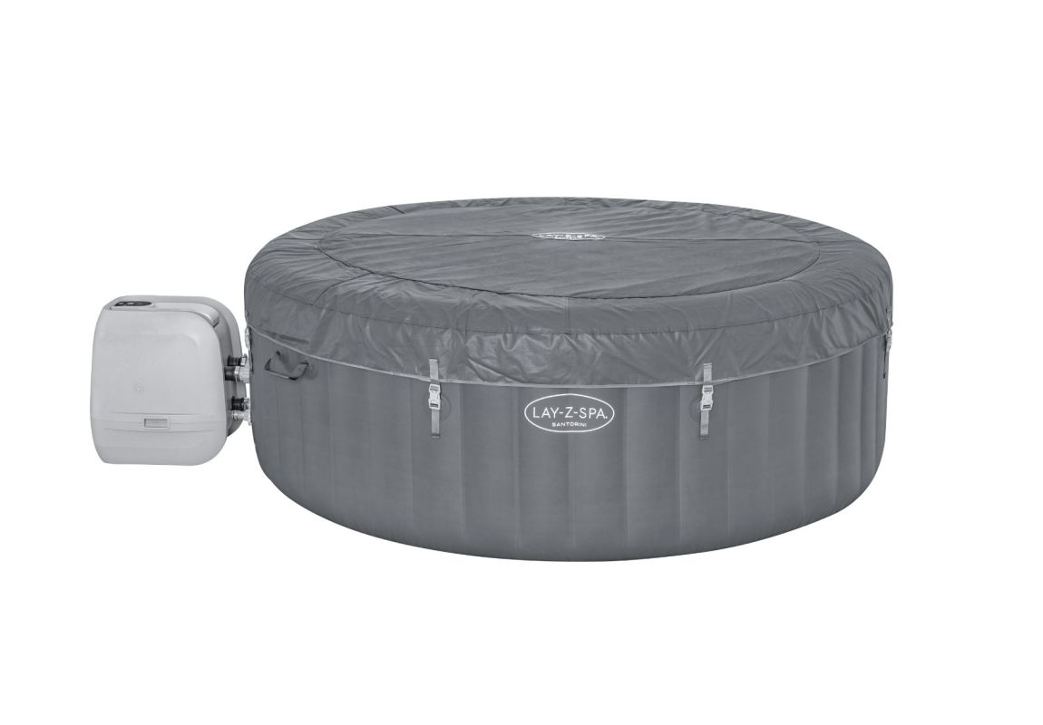 Masažni bazen (jacuzzi) Lay-Z-Spa Santorini Smart HydroJet Pro | 216 x 80 cm