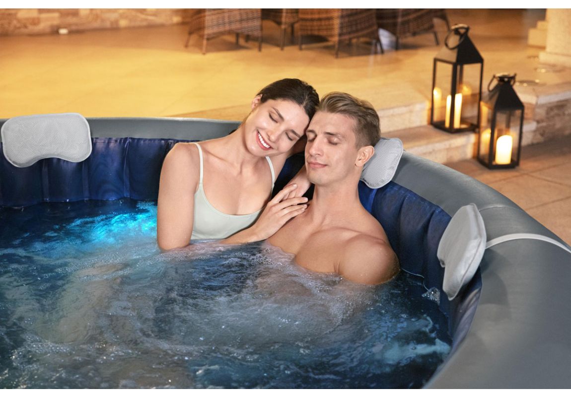 Masažni bazen (jacuzzi) Lay-Z-Spa Santorini Smart HydroJet Pro | 216 x 80 cm