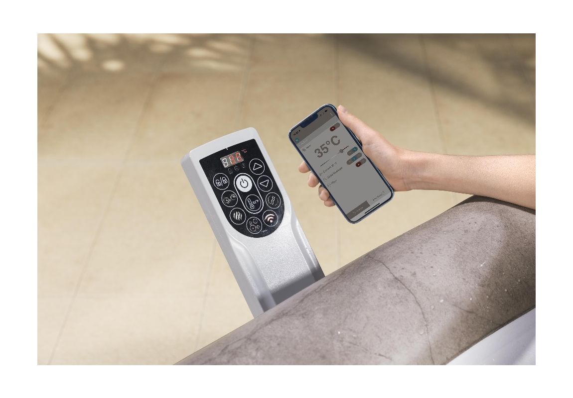 Masažni bazen (jacuzzi) Lay-Z-Spa Rome Smart Airjet | 180 x 180 x 71 cm