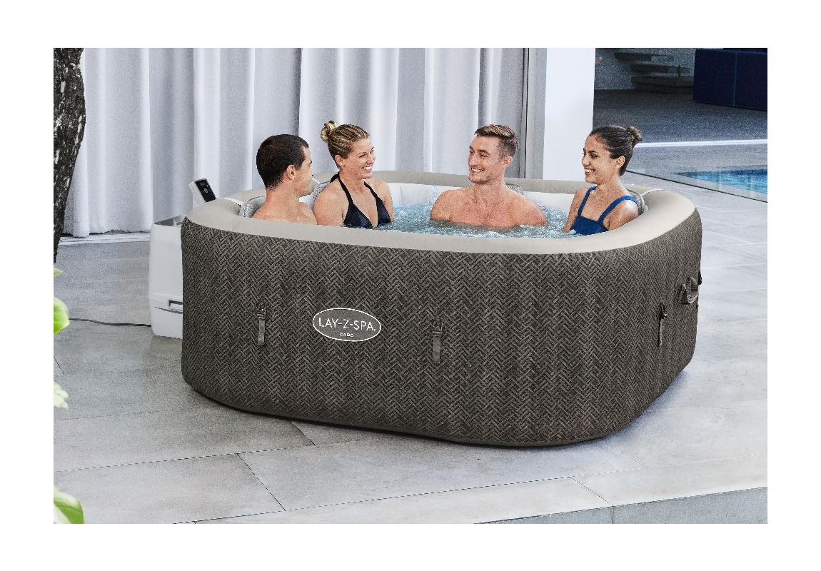 Masažni bazen (jacuzzi) Lay-Z-Spa Cabo Smart HydroJet | 180 x 180 x 71 cm
