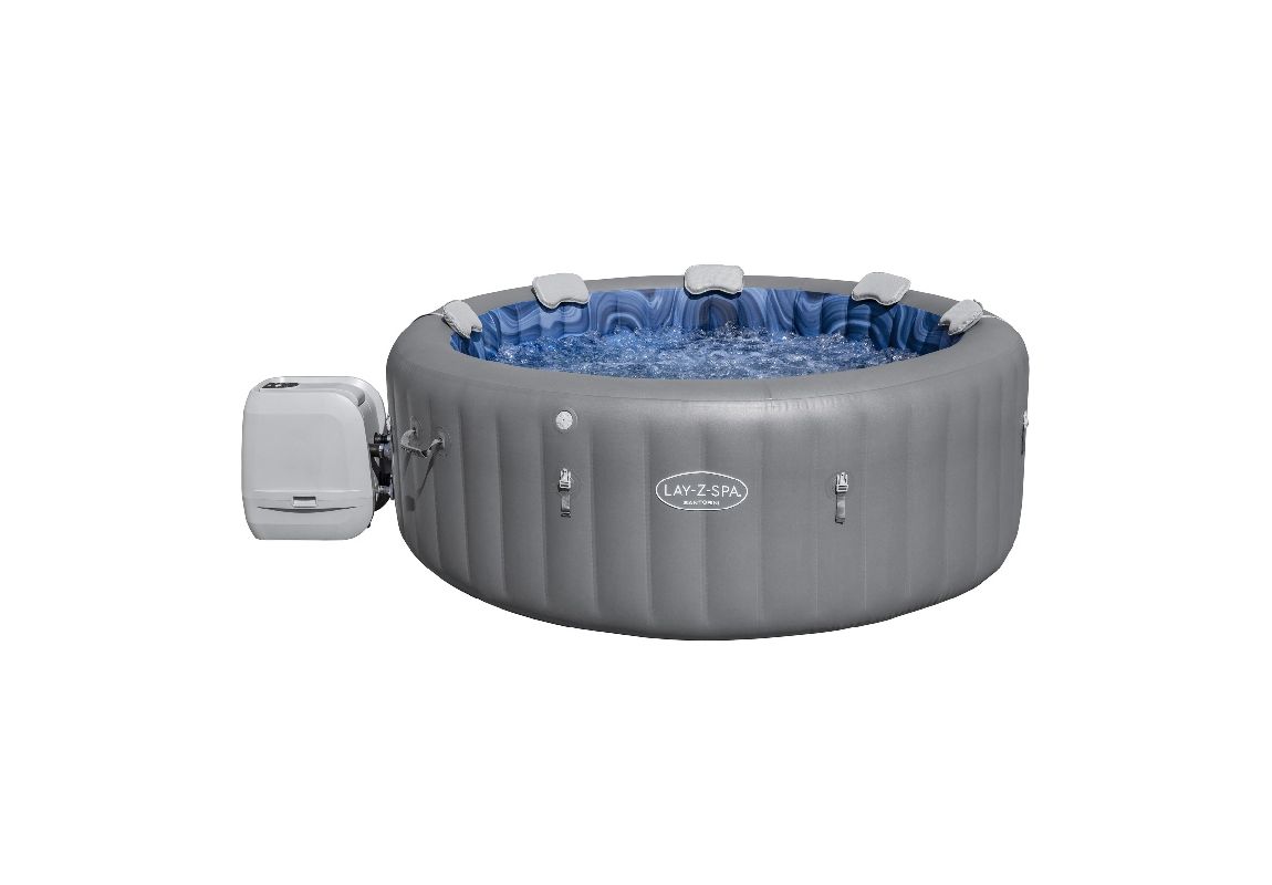 Masažni bazen (jacuzzi) Lay-Z-Spa Santorini Smart HydroJet Pro | 216 x 80 cm