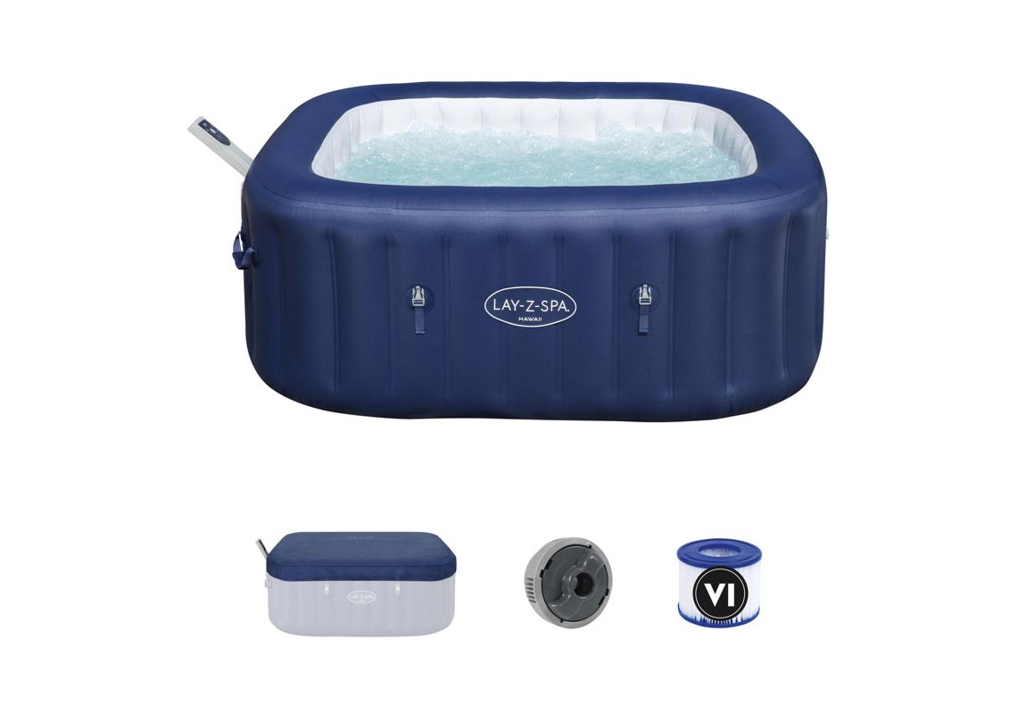 Masažni bazen (jacuzzi) Lay-Z-Spa Hawaii Smart Airjet | 180 x 180 x 71 cm