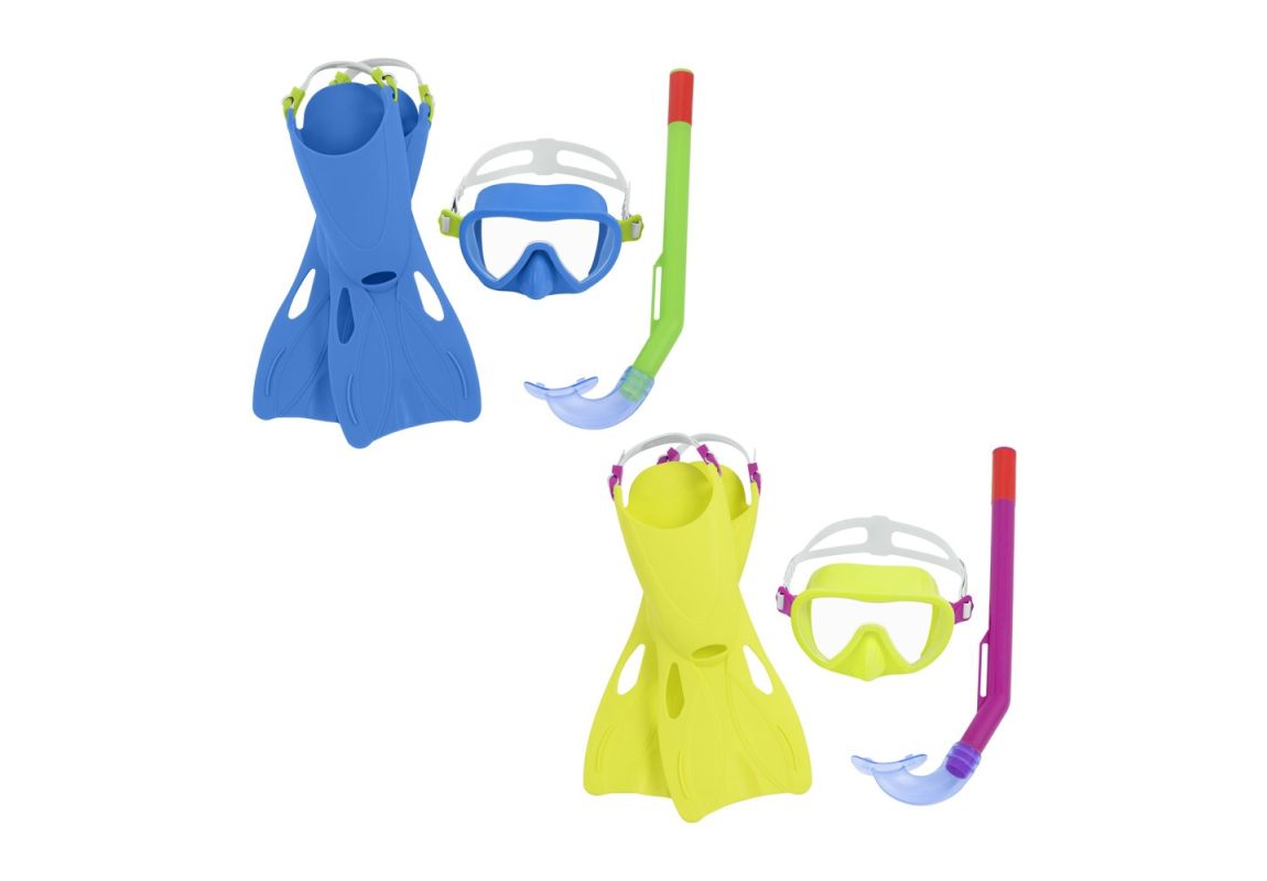 Set maske, disalica i peraje Crusader Essential | za 3+ godine