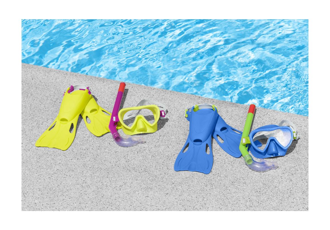 Set maske, disalica i peraje Crusader Essential | za 3+ godine