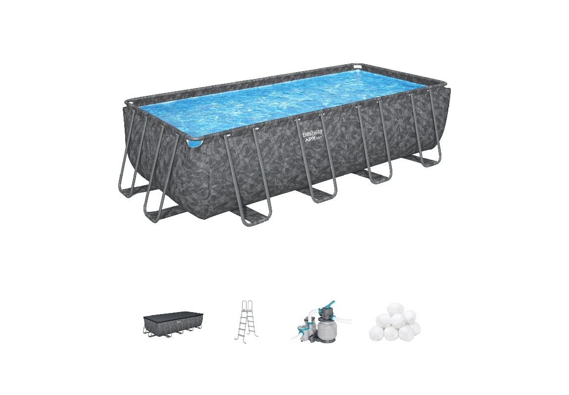 Montažni bazen APX 365 I 549 x 274 x 132 cm s filtarskom pješčanom pumpom