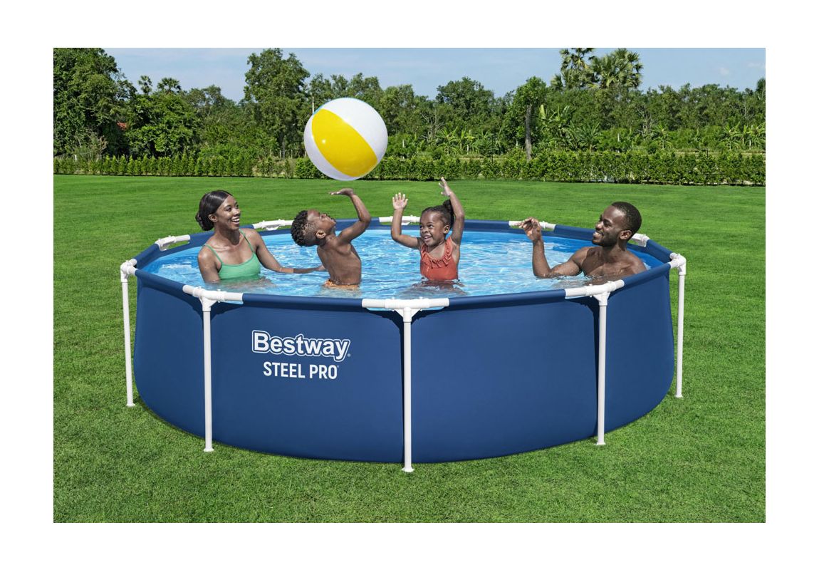 Montažni bazen Steel Pro™ | 305 x 76 cm sa pumpom s kartonskim filterom
