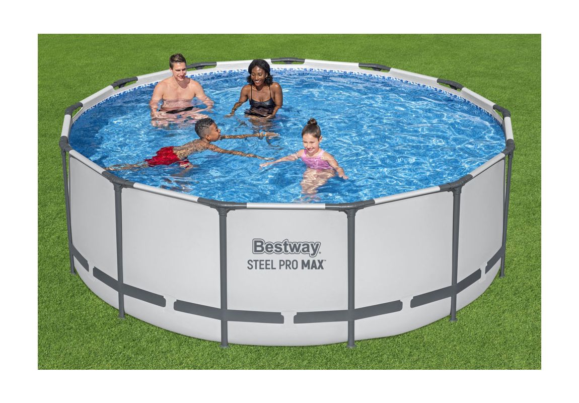 Montažni bazen Steel Pro MAX™ | 396 x 122 cm sa pumpom s kartonskim filterom