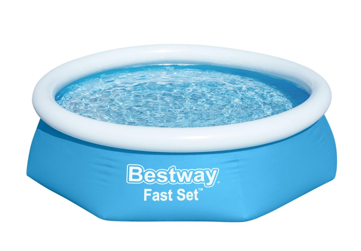 Bazen sa rubom na napuhavanje Fast Set™ sa pumpom s kartonskim filterom | 244 x 61 cm