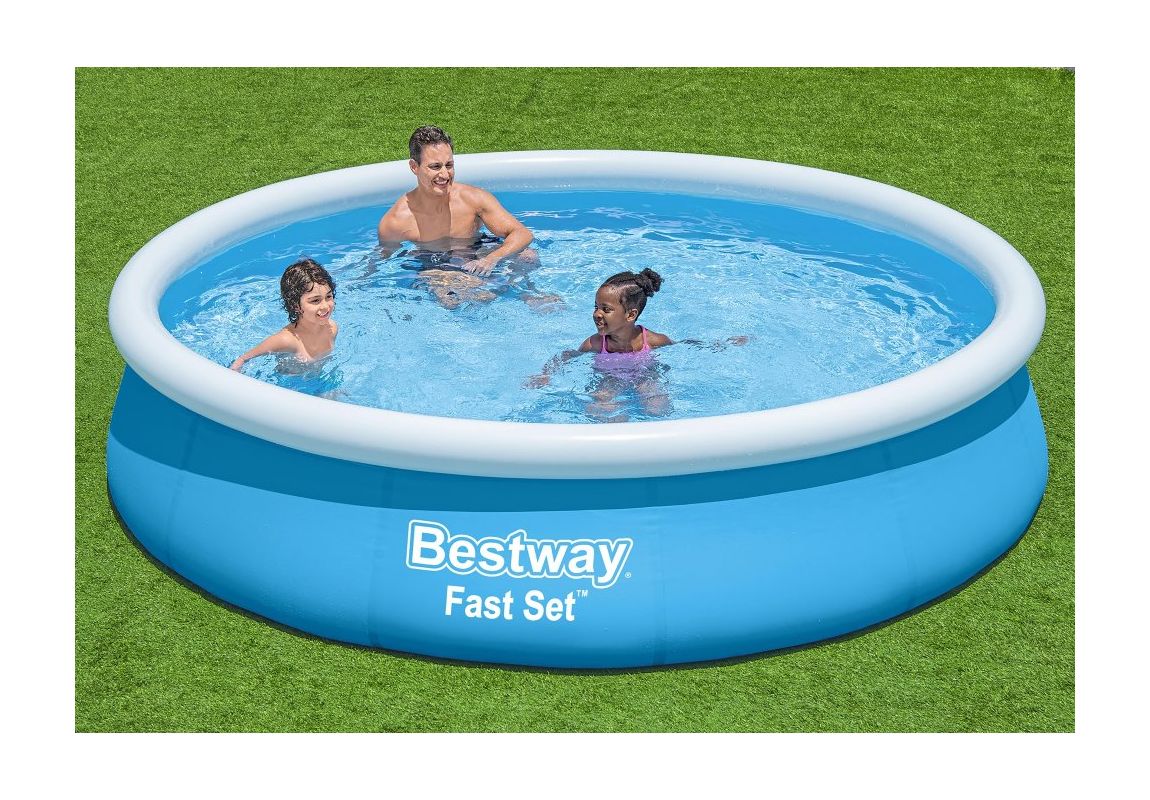 Bazen sa rubom na napuhavanje Fast Set™ sa pumpom s kartonskim filterom | 366 x 76 cm