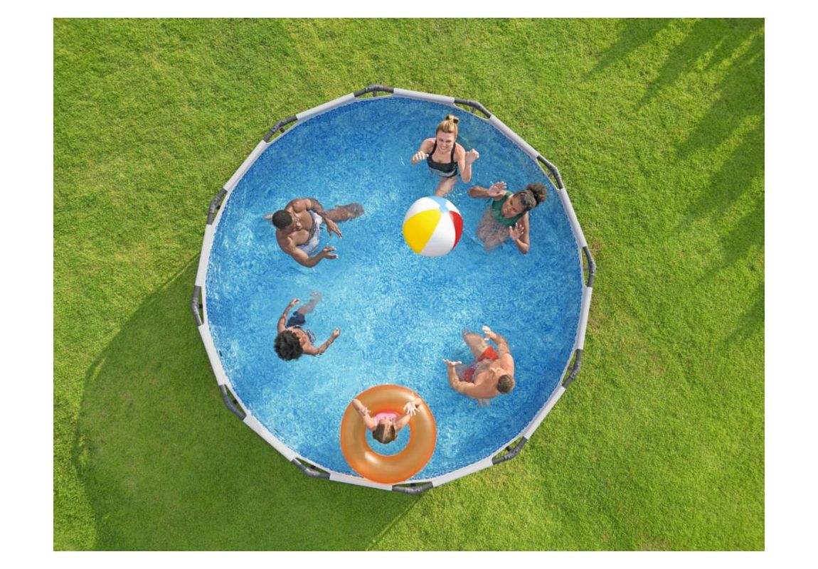 Montažni bazen Steel Pro MAX™ | 366 x 100 cm sa pumpom s kartonskim filterom