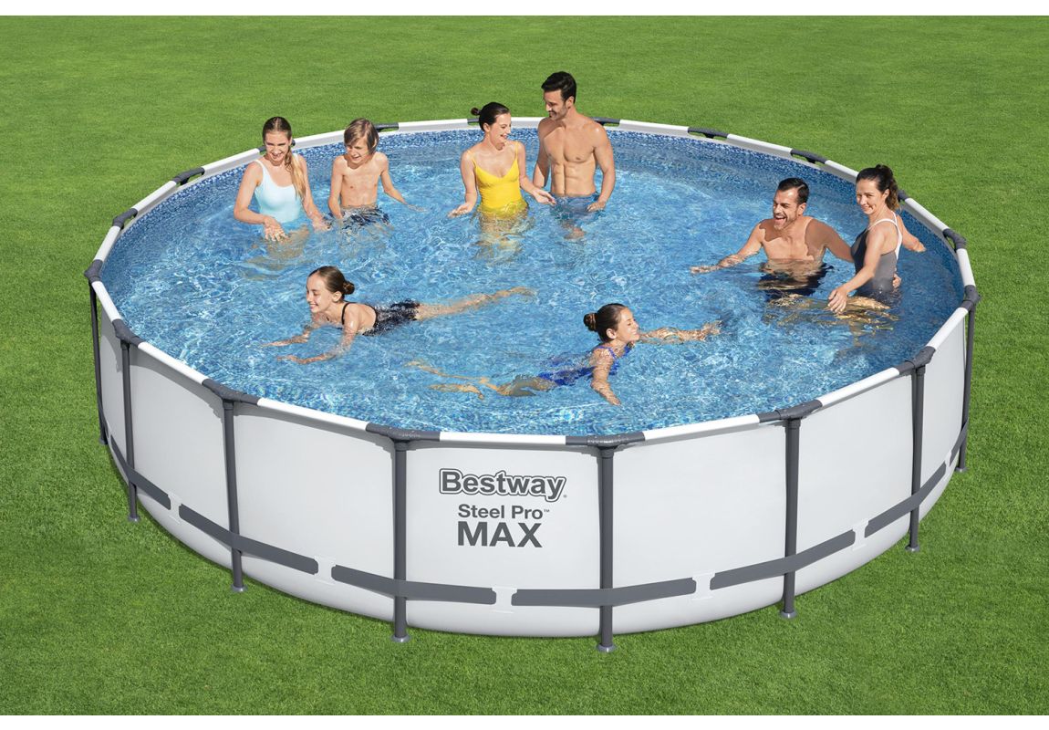 Bazen Steel Pro MAX | 549 x 122 cm sa pumpom s kartonskim filterom