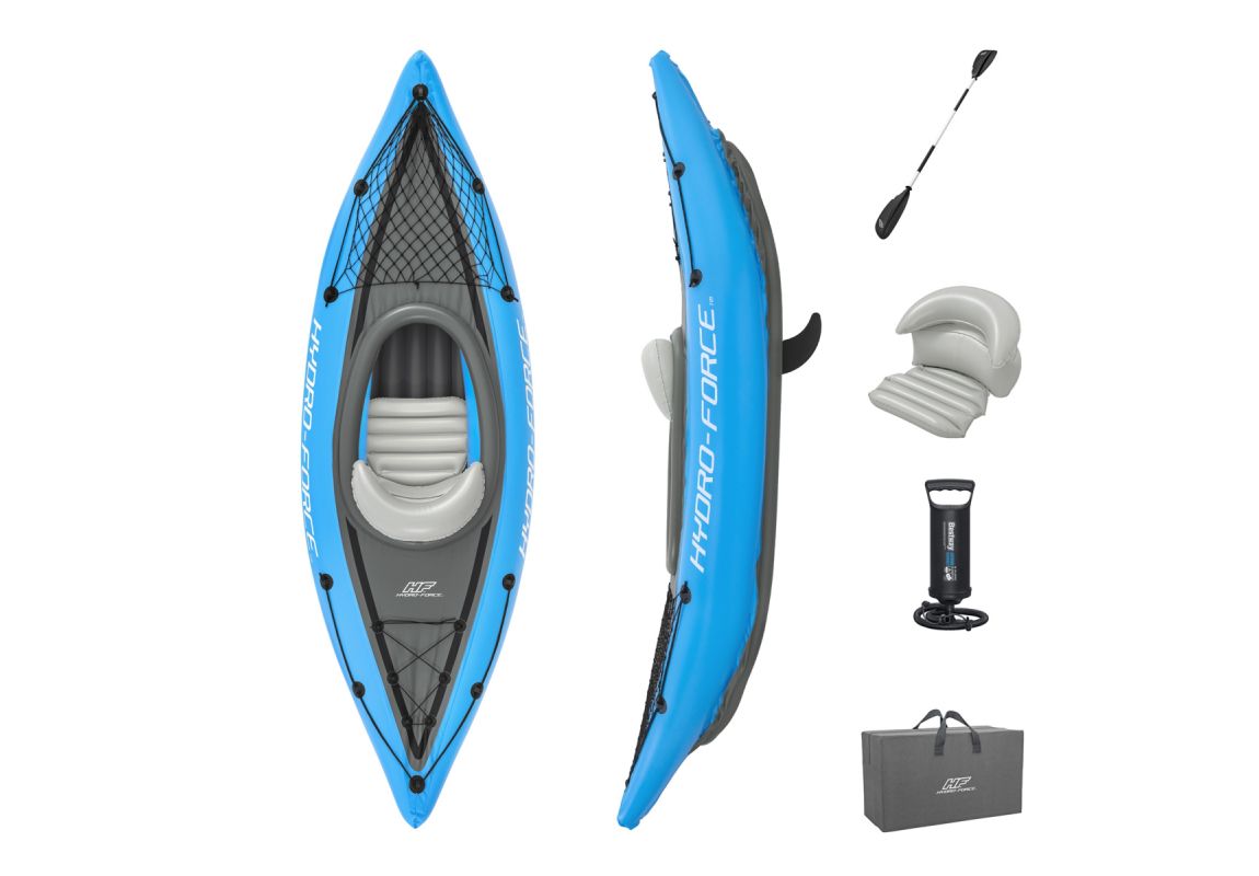 Kajak na napuhavanje Hydro-Force™ Cove Champion X1 | 275 x 81 cm