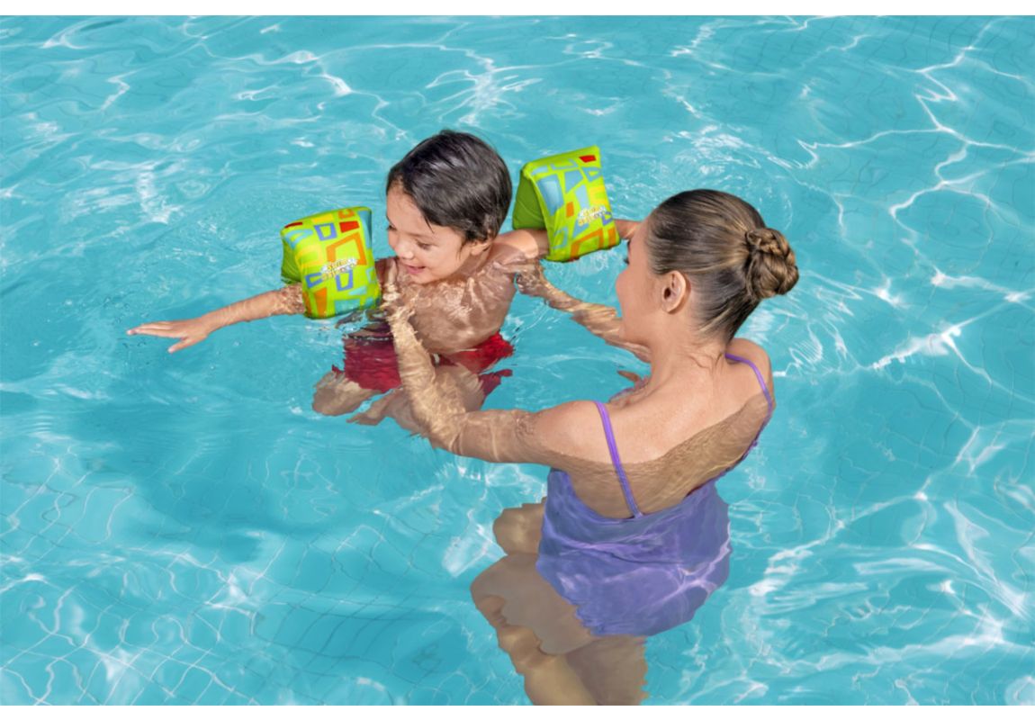 Swim Safe™ Narukvice za plivanje Aquastar™ s platnenom navlakom | za 1-3 god.