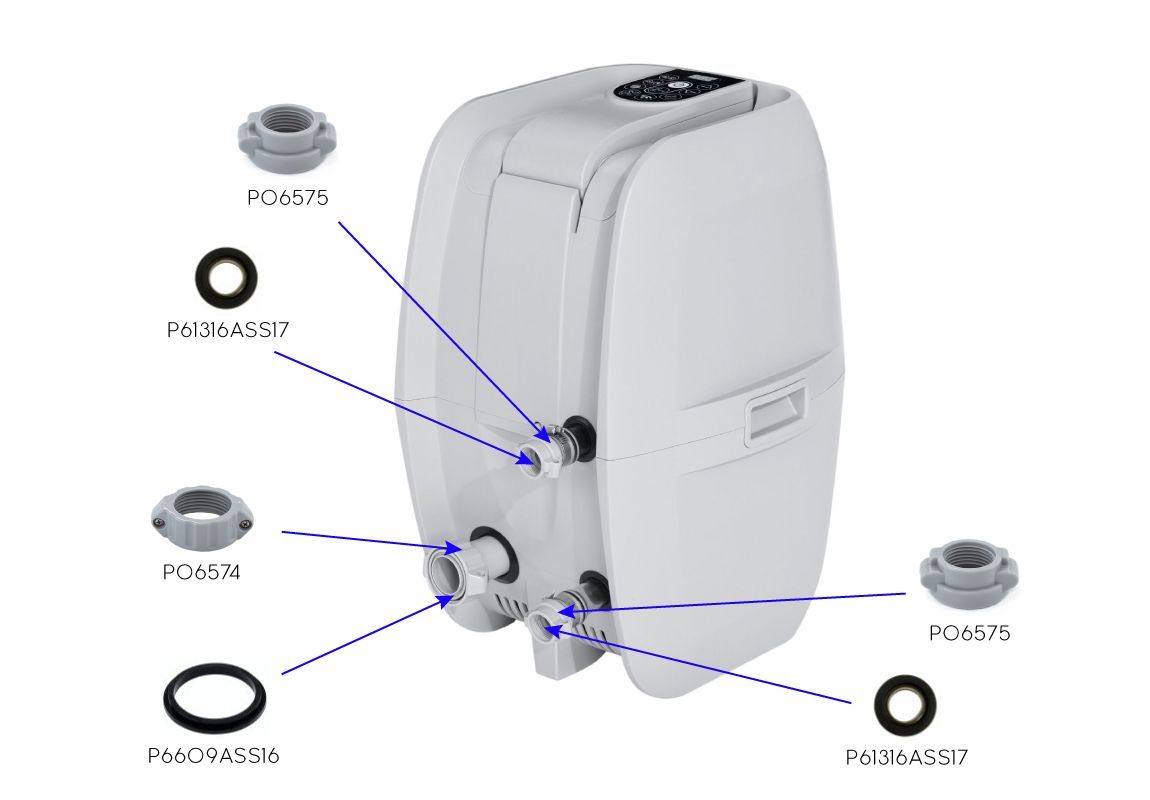 Rezervni grijač za Lay-Z-Spa AirJet | s Wifi funkcijom