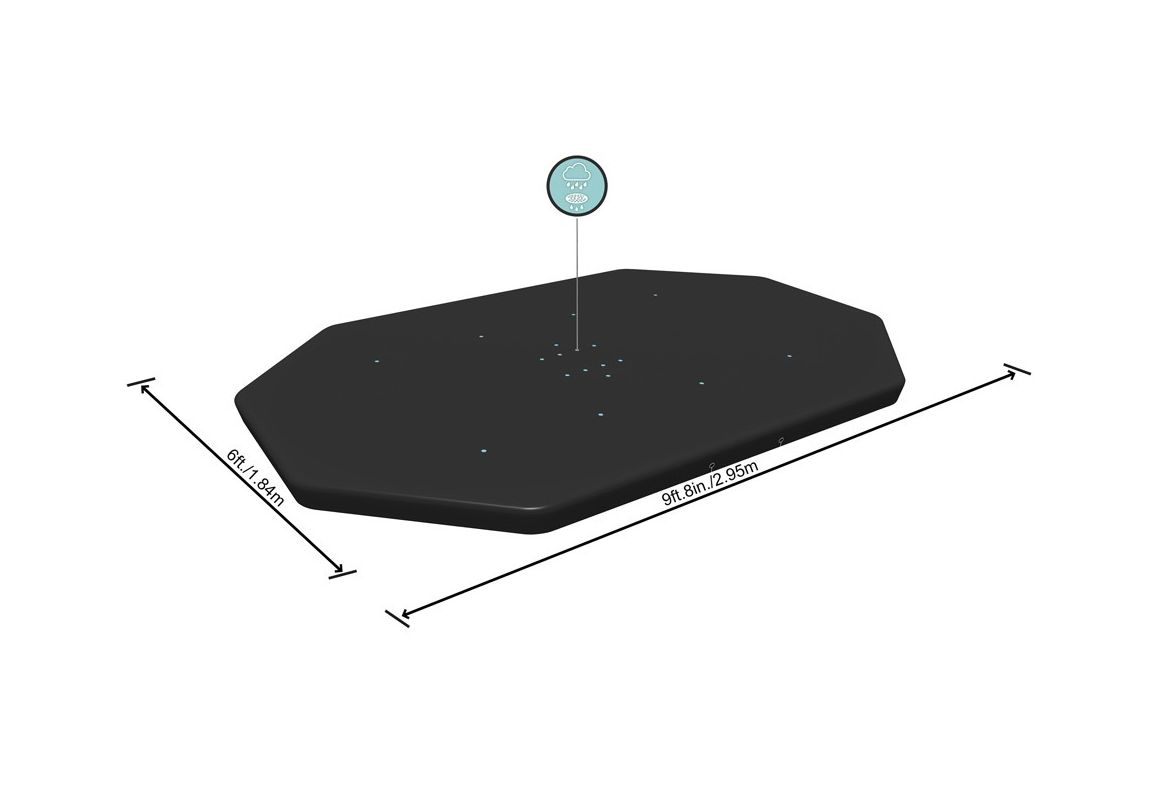 Pokrivač za bazen Power Steel™ i Steel Pro MAX™ | 305 x 200 x 84 cm