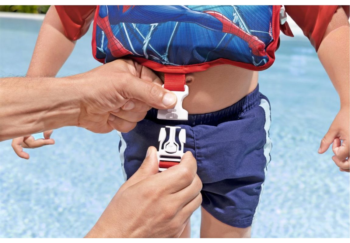 Dječji pjenasti prsluk za plivanje Swim Pal Spider-Man | za 3-6 god.